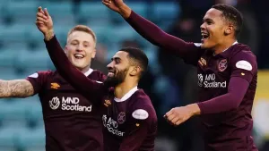 Stephen Humphrys on target again as Hearts reach Scottish Cup quarter-finals