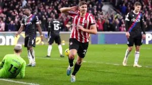 Vitaly Janelt heads Brentford injury-time equaliser to grab point against Palace