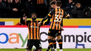 Benjamin Tetteh opens Hull account as West Brom suffer Championship defeat