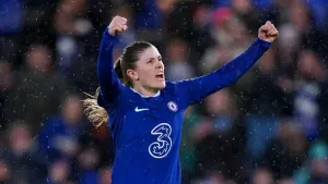 Chelsea edge past Lyon on penalties to reach Champions League semi-final