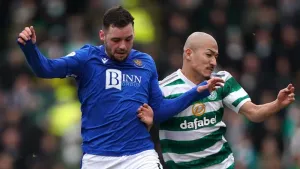 Drey Wright’s long-range strike earns St Johnstone a point at Kilmarnock