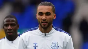 Everton’s Dominic Calvert-Lewin shows ‘positive signs’ in return from injury
