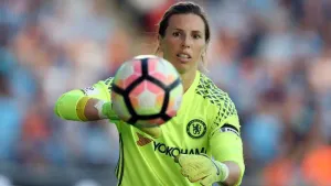 Former England keeper Carly Telford retires aged 35
