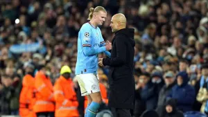 He still has a target – Pep Guardiola laughs off Erling Haaland substitution
