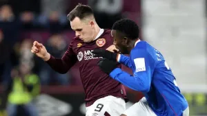 Lawrence Shankland ‘touch and go’ to feature in Hearts cup clash with Celtic