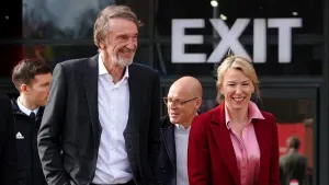 Manchester United bidder Sir Jim Ratcliffe attends presentation at Old Trafford