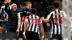 Miguel Almiron ends Newcastle’s winless run with victory over Wolves