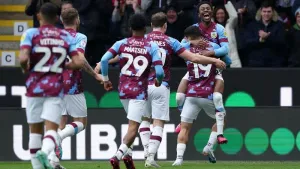 Nathan Tella bags brace as Burnley ease past 10-man Wigan