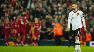 Referees charity wants Bruno Fernandes handed lengthy ban after Anfield display