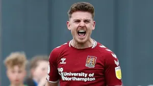 Sam Hoskins on the spot as Northampton beat Mansfield