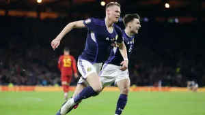 Scotland stun Spain while Switzerland and Romania make it two wins from two