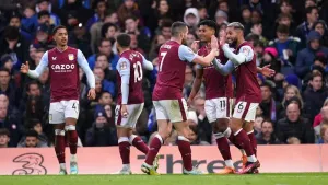 Chelsea drop into bottom half of table following defeat to Aston Villa