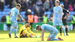 Coventry boss Mark Robins: We were rubbish first half, brilliant second half