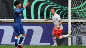 Danny Ings scores first European goal as West Ham’s winning run ended by Gent
