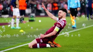 David Moyes hails Declan Rice’s ‘Roy of the Rovers’ goal in West Ham win
