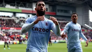 Douglas Luiz cancels out Ivan Toney’s goal to secure Villa draw at Brentford