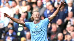 Erling Haaland equals another record as Man City narrow gap to leaders Arsenal