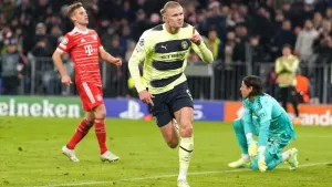 Manchester City progress past Bayern Munich to reach Champions League semi-final