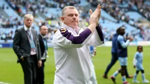Mark Robins toasts ‘a special day’ as Coventry win to boost their play-off hopes
