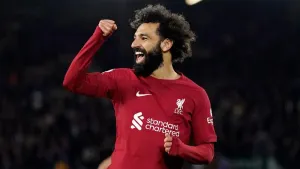 Mohamed Salah and Diogo Jota both score twice as Liverpool thump Leeds