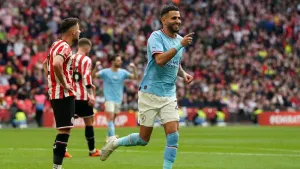 Riyad Mahrez happy to see Man City shake off FA Cup semi-final hoodoo