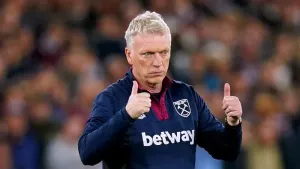 David Moyes plays down significance of West Ham’s first leg win