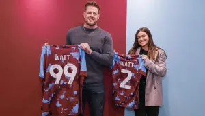 Former NFL star JJ Watt and ex-USA forward Kealia Watt invest in Burnley