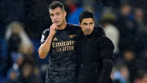Granit Xhaka believes Mikel Arteta is ‘more than the right manager’ for Arsenal