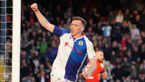 Hayden Carter nets late equaliser to keep Blackburn’s faint play-off hopes alive