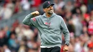 Jurgen Klopp happy Liverpool ‘could show up a little bit’ before end of season