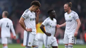 Leeds players apologise after Bournemouth loss and ignoring fans at hotel
