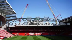 Liverpool request away-game opener next season due to Anfield Road stand work