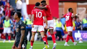 Nottingham Forest upset Arsenal to clinch safety and hand Manchester City title