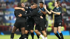 England lose Soccer Aid yet again as celebrity clash raises millions for charity