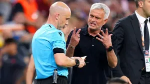 UEFA awaits reports following Jose Mourinho’s rant at referee Anthony Taylor