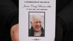 ‘A wonderful man’ – tributes paid at Craig Brown funeral