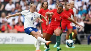 England held to goalless draw by Portugal in Women’s World Cup warm-up