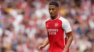 Arsenal defender William Saliba ‘really happy’ to be back after injury