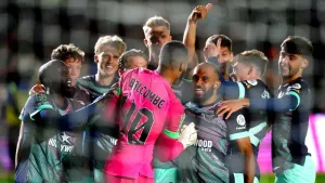 Brentford avoid becoming Newport’s latest cup victims with shoot-out victory