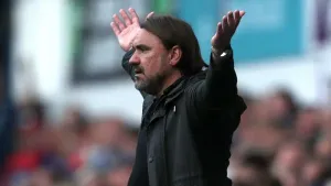 Daniel Farke frustrated by retaken penalty as Salford dump Leeds out of EFL Cup
