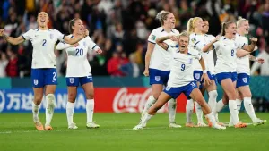 England overcome Lauren James red card to scrape past Nigeria on penalties