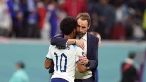Gareth Southgate says Raheem Sterling ‘not particularly happy’ at England snub