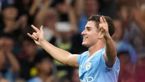 Julian Alvarez gives Premier League champions a hard-fought win over Newcastle