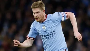 Kevin De Bruyne ‘way ahead’ of schedule on return from hamstring injury