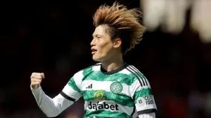 Kyogo Furuhashi and Matt O’Riley on target again as Celtic win at Aberdeen