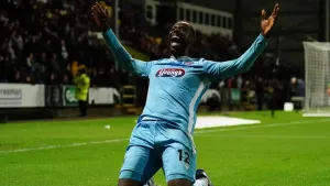 Mani Dieseruvwe’s double snatches 10-man Hartlepool victory against Gateshead