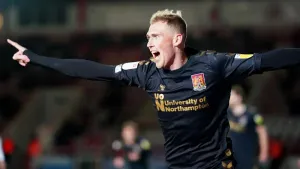 Mitch Pinnock leaves it late to fire Northampton to first win against Posh