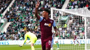 Ollie Watkins hits a hat-trick as Aston Villa thrash Hibernian