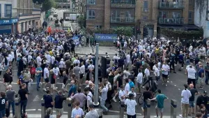 Tottenham fans stage protest over ticket price increases ahead of Man Utd match