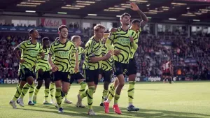 Kai Havertz off the mark for Arsenal before Bukayo Saka goes off injured